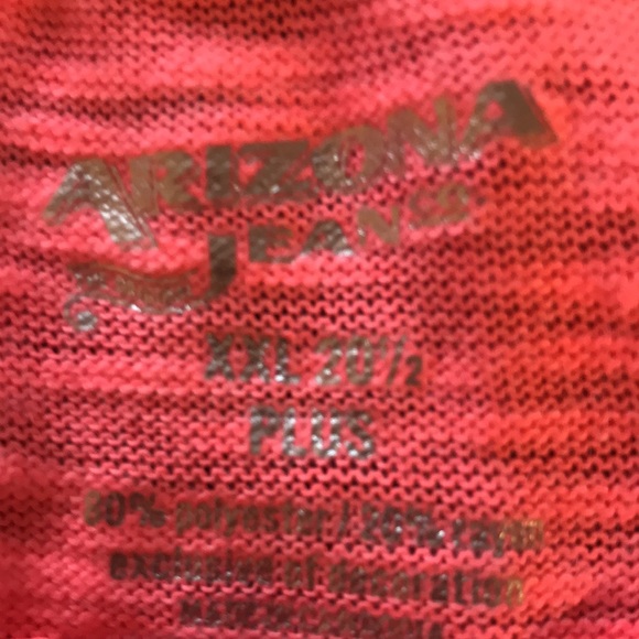 Arizona Jeans ladies size XXL orange sleeveless top - Picture 4 of 4
